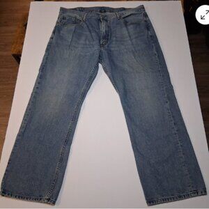 Levi's 559 Relaxed Straight Jeans Mens W40 L30 Blue Denim 5 Rivet Pre-Owned A5